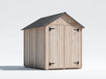 Abri de jardin - Bois - 205x165x225 cm - Bois clair-Anthracite - Rustique
