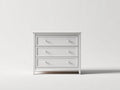 Commode - Bois - 85 x 42 x 82 cm - Blanc - Style classique