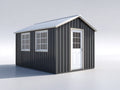 Abri de jardin - Métal - 260x210x230 cm - Anthracite-Beige-Blanc-Gris clair - Contemporain